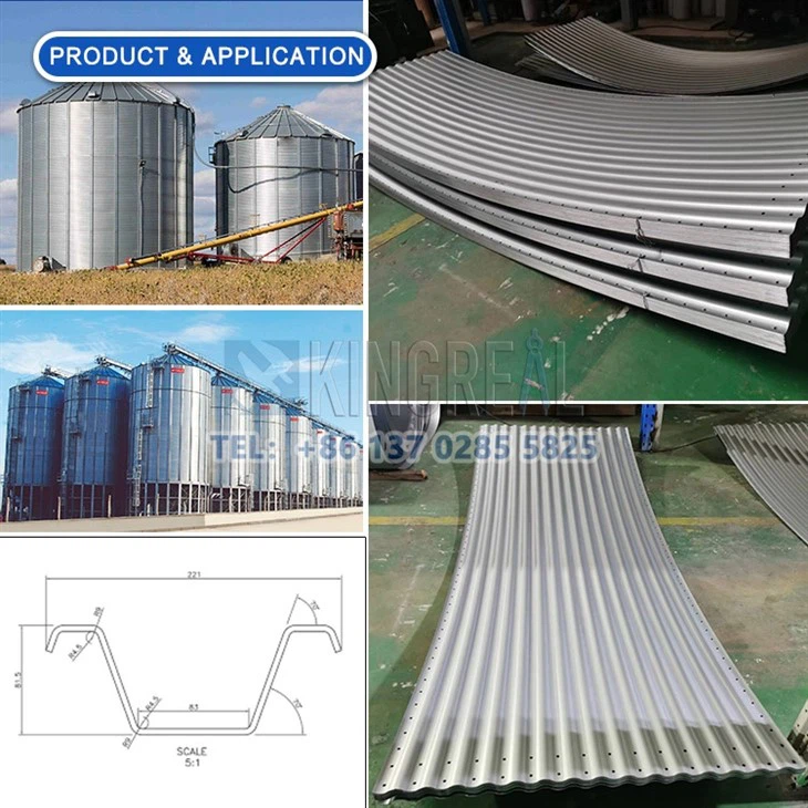 Gain Silo Storage Roll Forming Machine